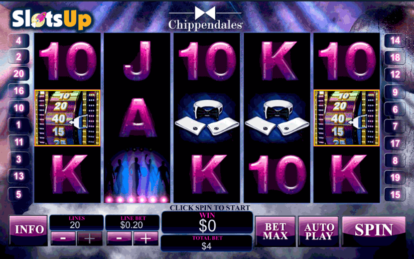 Chippendales Slot Machine