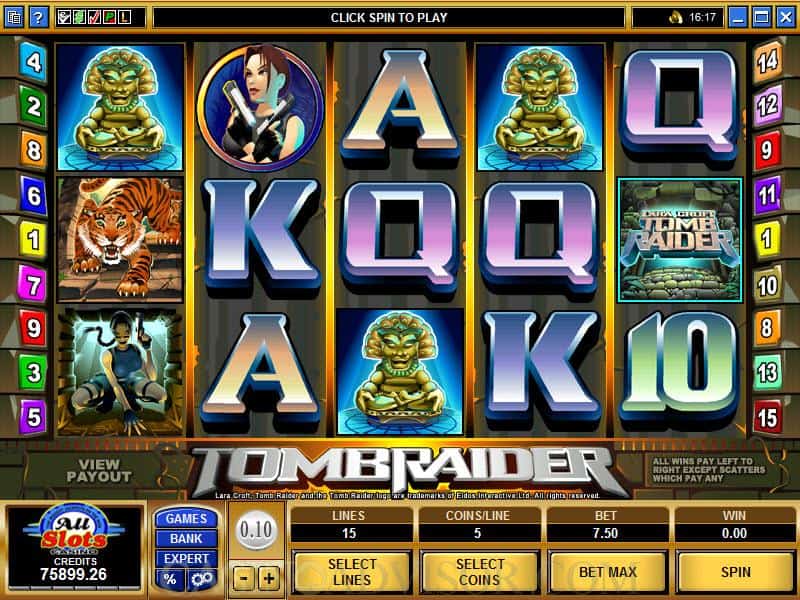 tomb raider slot