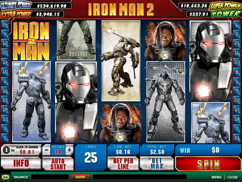 iron man 2 slot