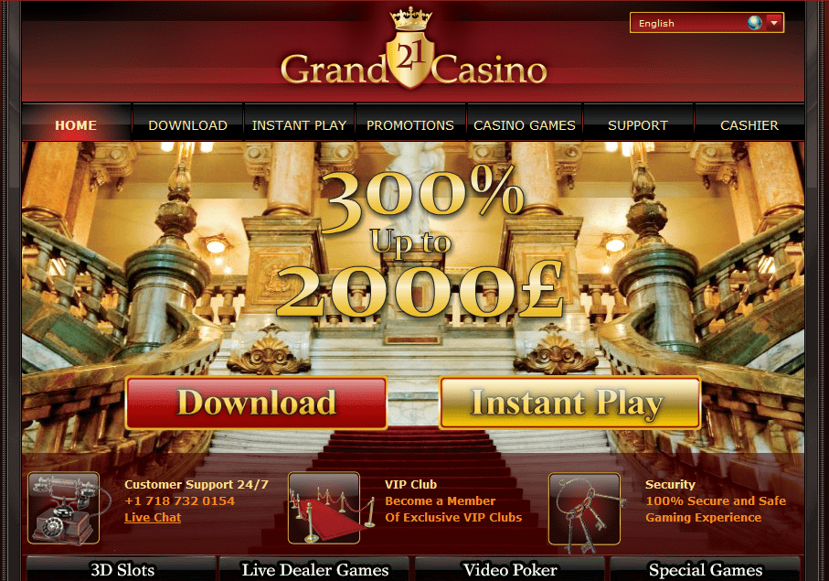 21 Grand Casino Review