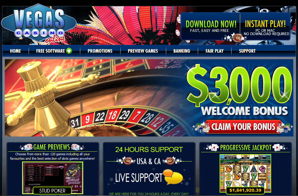 Vegas Casino Online Review