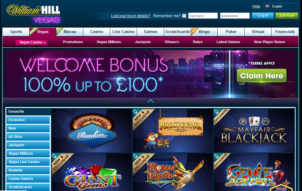 william hill casino club review