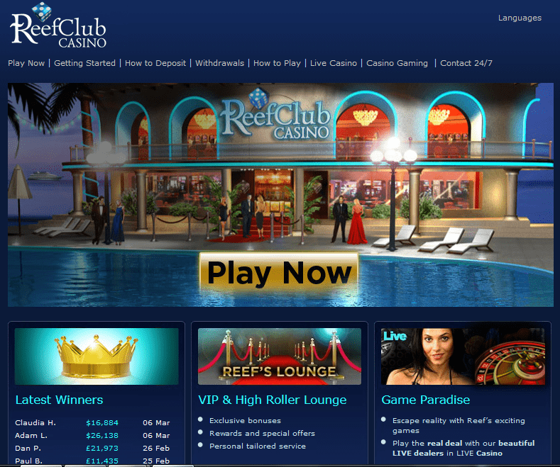 Reef Club Casino Review