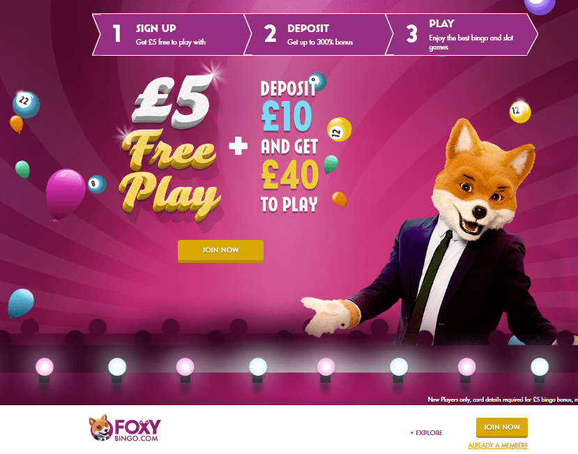 Foxy bingo online