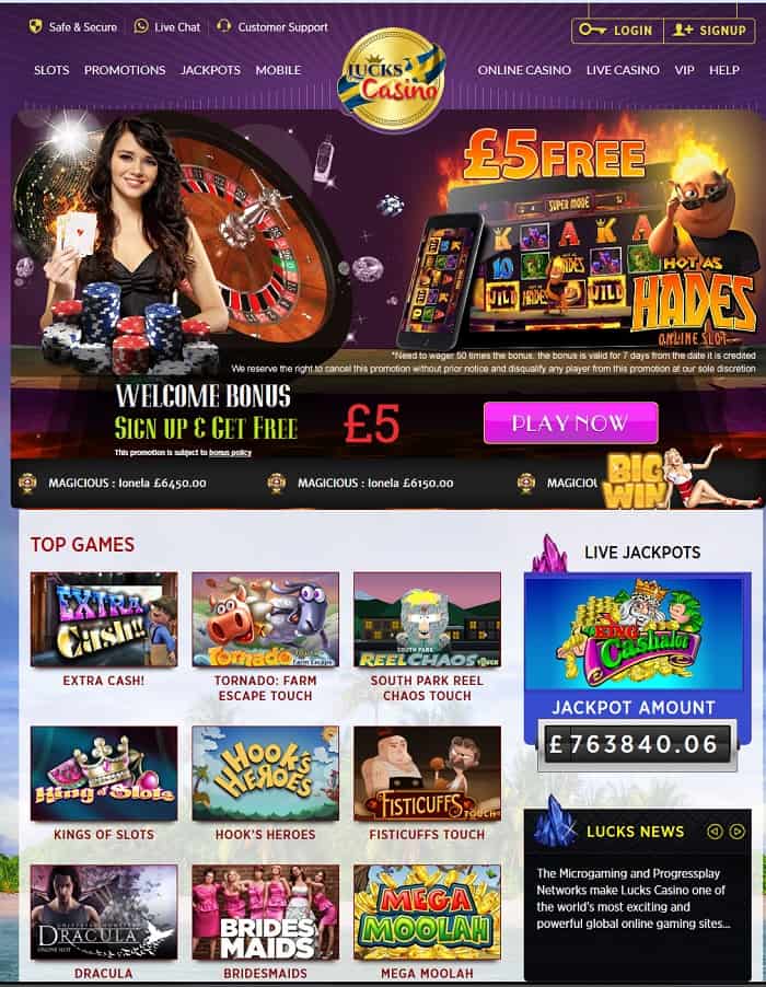 lucks casino review