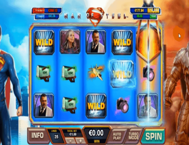 man of steel slot world engine bonus