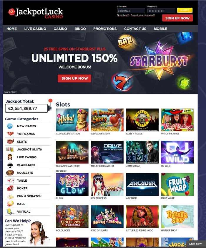 latest Jackpot Bob Casino sign-up offer image