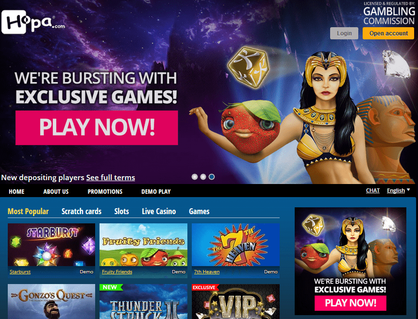 Hopa Casino Review