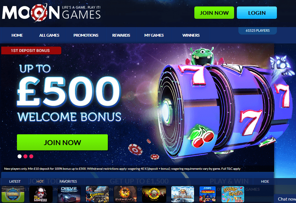 Moon Games Casino Review