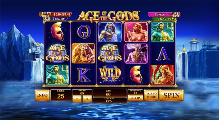 Age of the Gods (Pantheon of Power) slot recensione