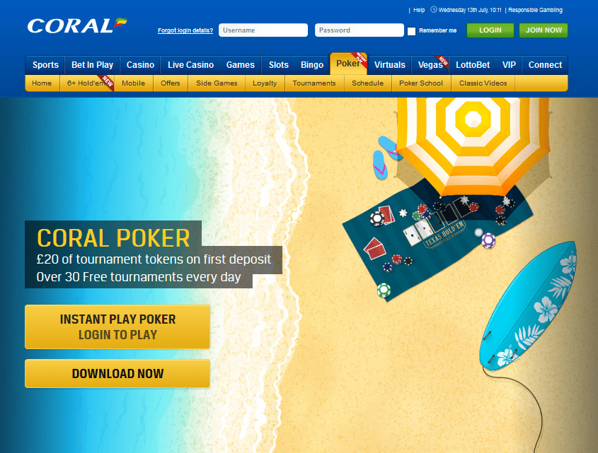 Coral Poker Review