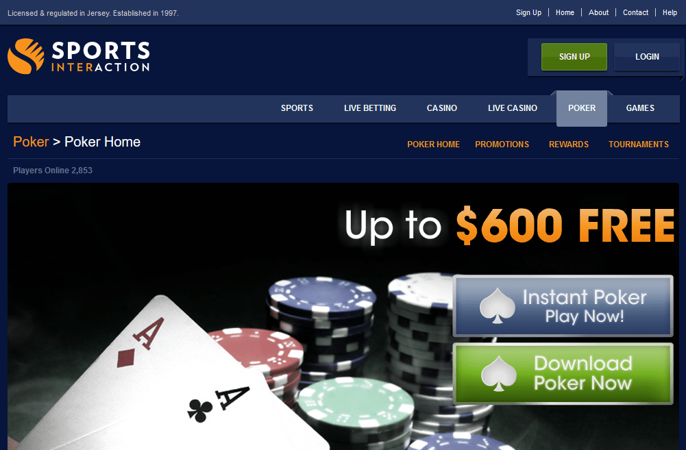 Sports Interaction Poker Review