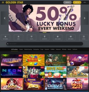 golden star casino test