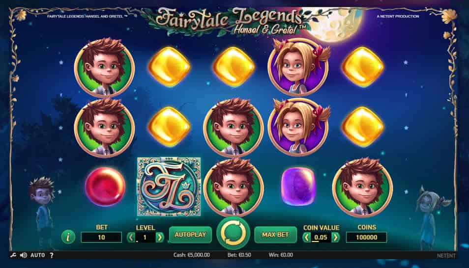 Fairytale Legends Hansel and Gretel Slot Machine by Netent