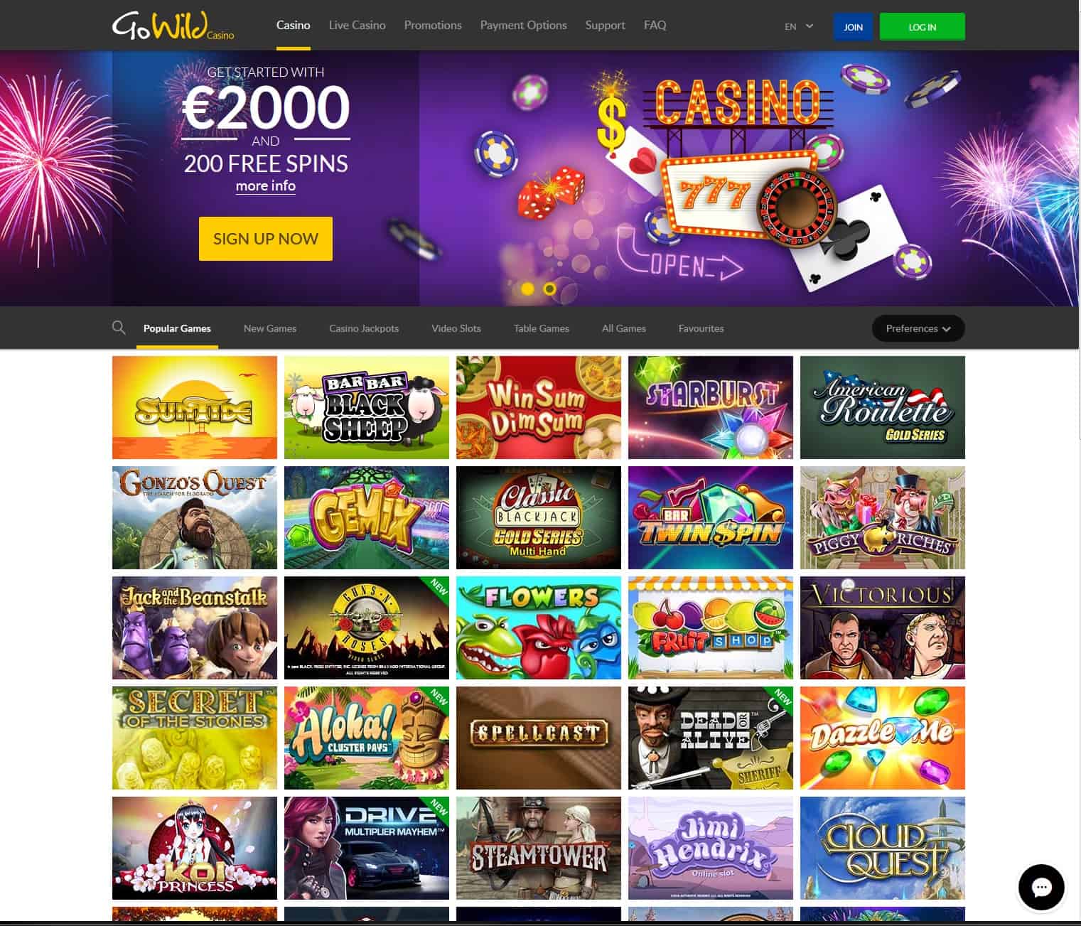 Go wild casino contact number