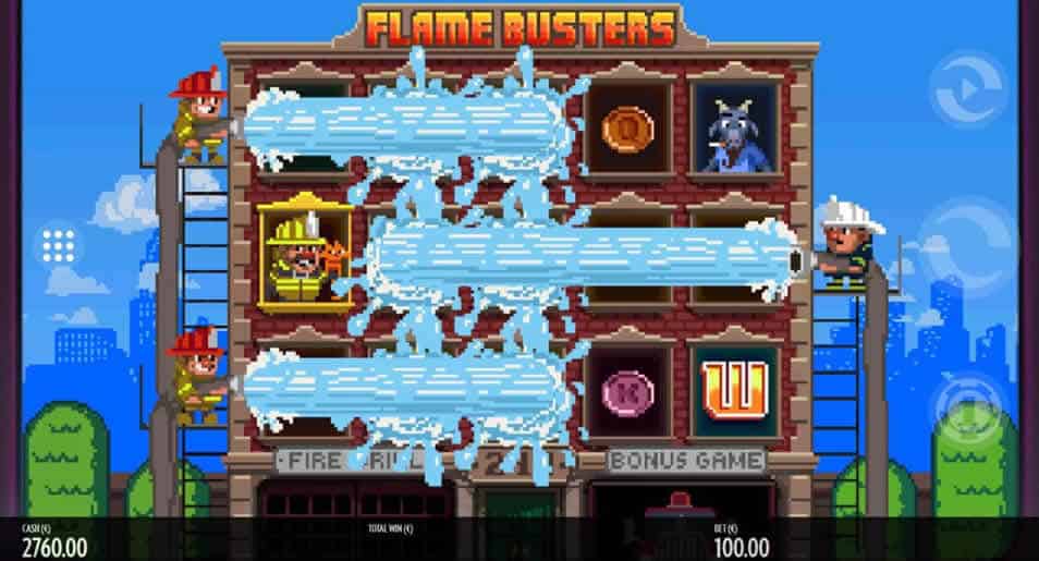 Flame Busters Slot Machine by GameArt