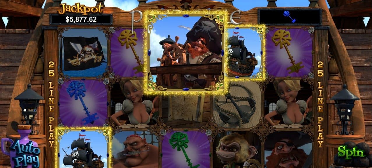 pirate isle slot rtg