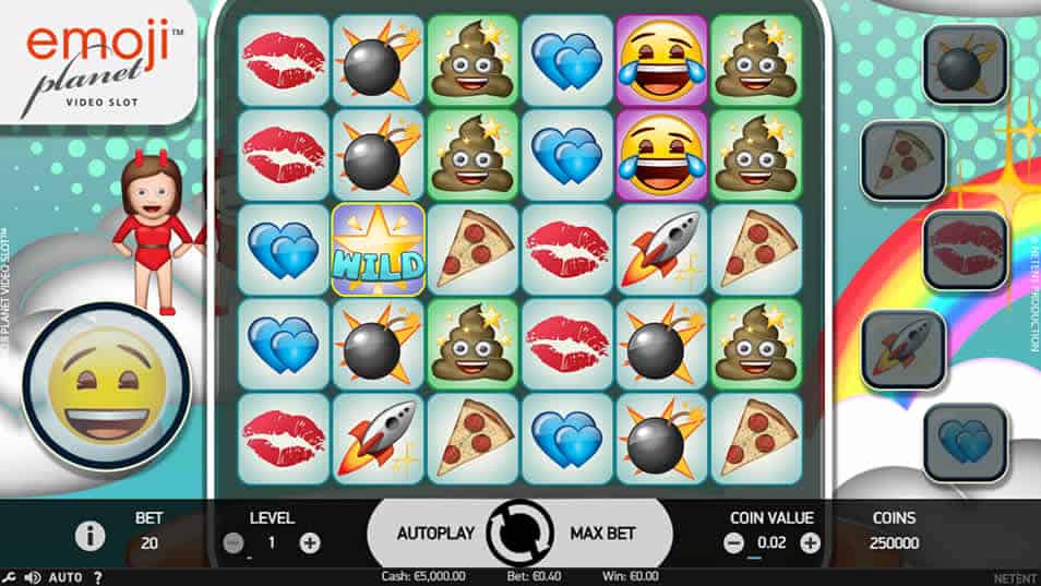 Emojiplanet Slot Machine by Netent