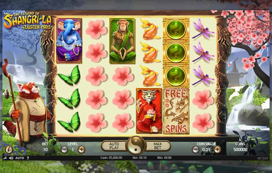 The Legend of Shangri-La Slot Machine by Netent