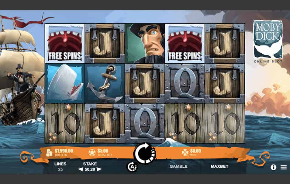 Moby Dick Slot Machine