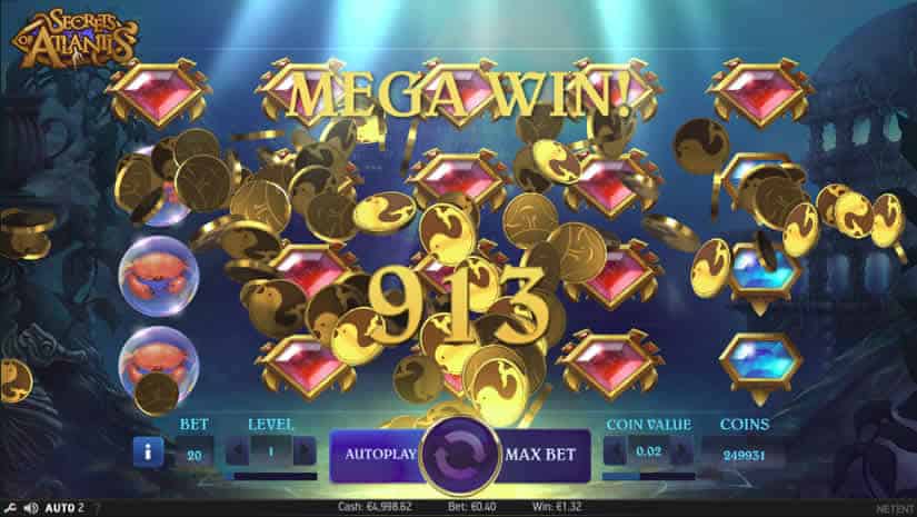 Secrets of Atlantis Slot Mega Win!