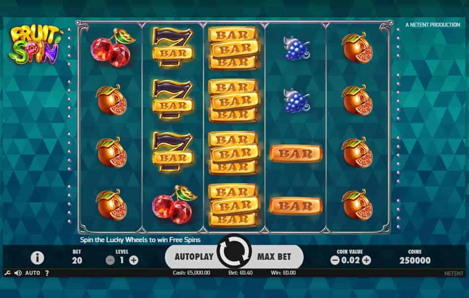 Fruit Spin Slot Machine