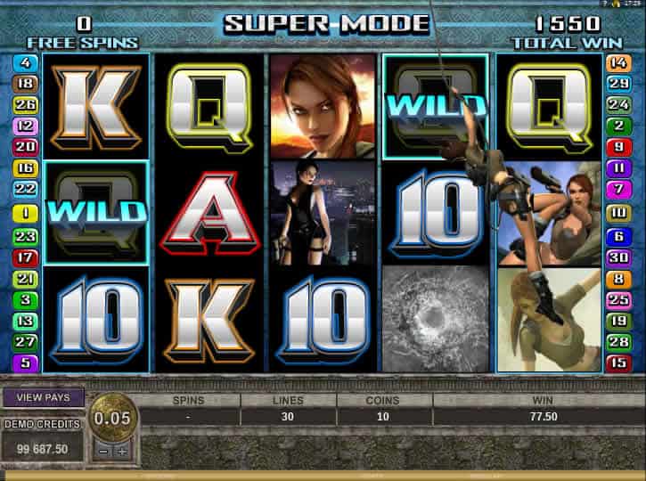 Tomb Raider Secret of the Sword Slot by Microgaming