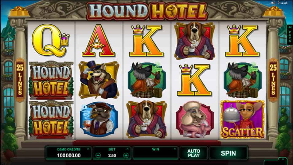 Hound Hotel Slot by Microgaming