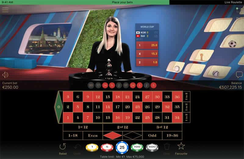 Netent Table Games and Live Sports Betting world cup 2018