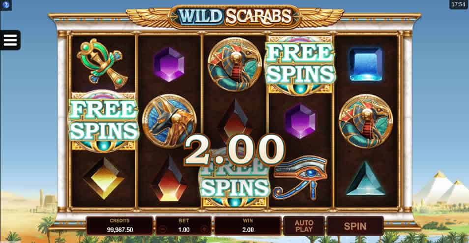 Wild Scarabs Slot by Microgaming