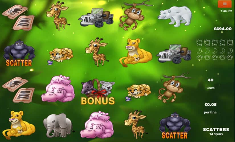 Zoo Slot Free Spins