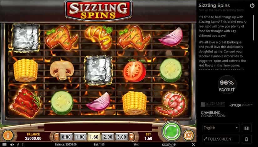 Sizzling Spins Slot by Play'n Go