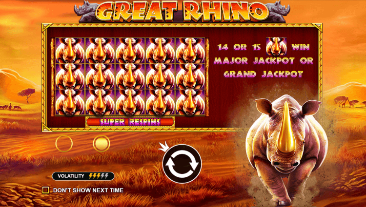 Great Rhino Slot Bonus Features