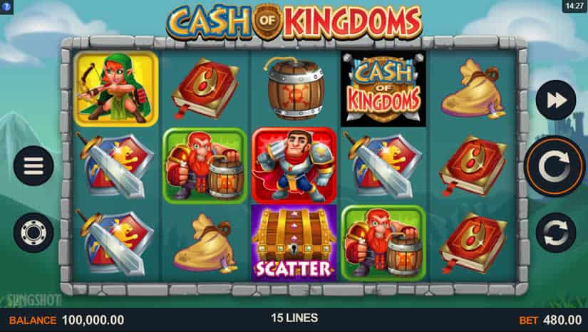 Cash of Kingdoms Slot by Sling Shot + Microgaming