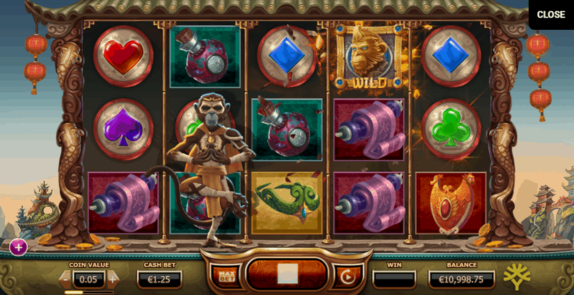 Legend of the Golden Monkey slot by Yggdrasil