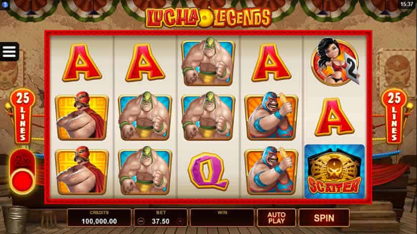 Lucha Legends Slot by Microgaming