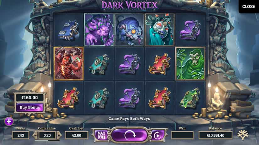 Dark Vortex Slot by Yggdrasil