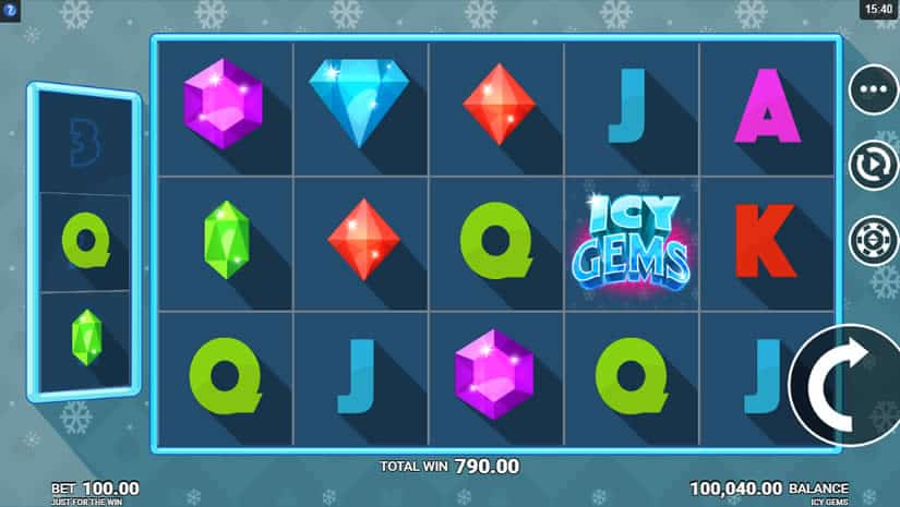 Icy Gems Slot by JFTW & Microgaming