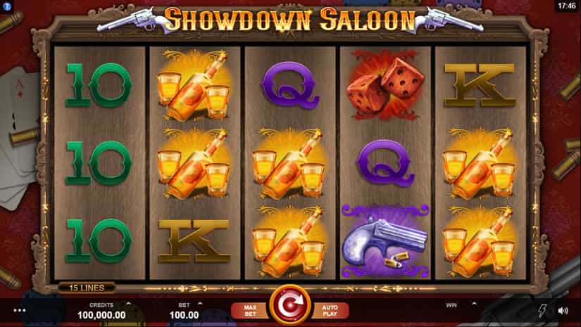 The Showdown Saloon slot by Microgaming