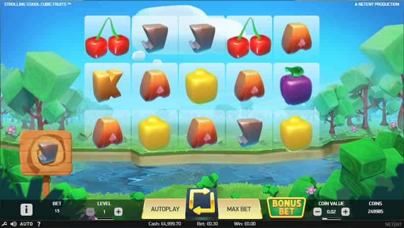 Strolling Stax Cubic Fruits Slot by Netent