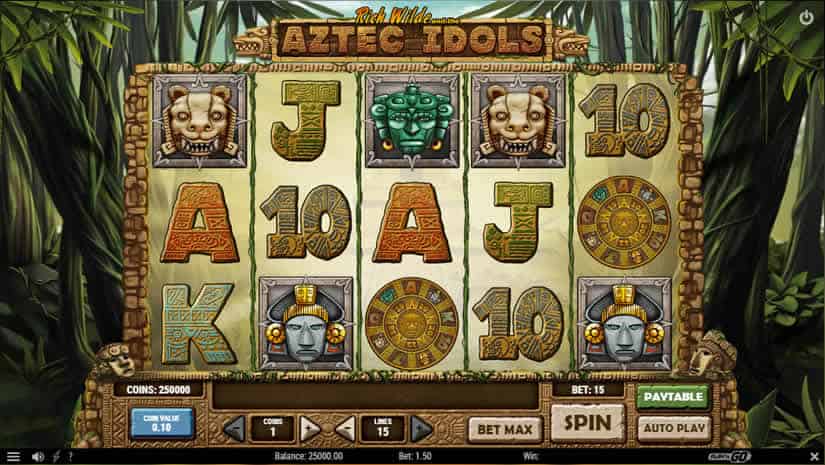 Aztec Idols slot by Play'n Go