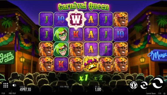 Carnival Queen slot from Thunderkick