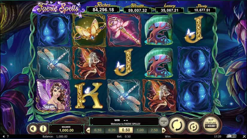 Faerie Spells Slot by Betsoft