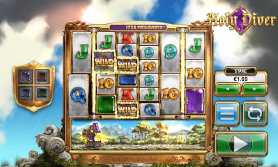 Holy Diver Slot by Big Time Gaming (BTG)