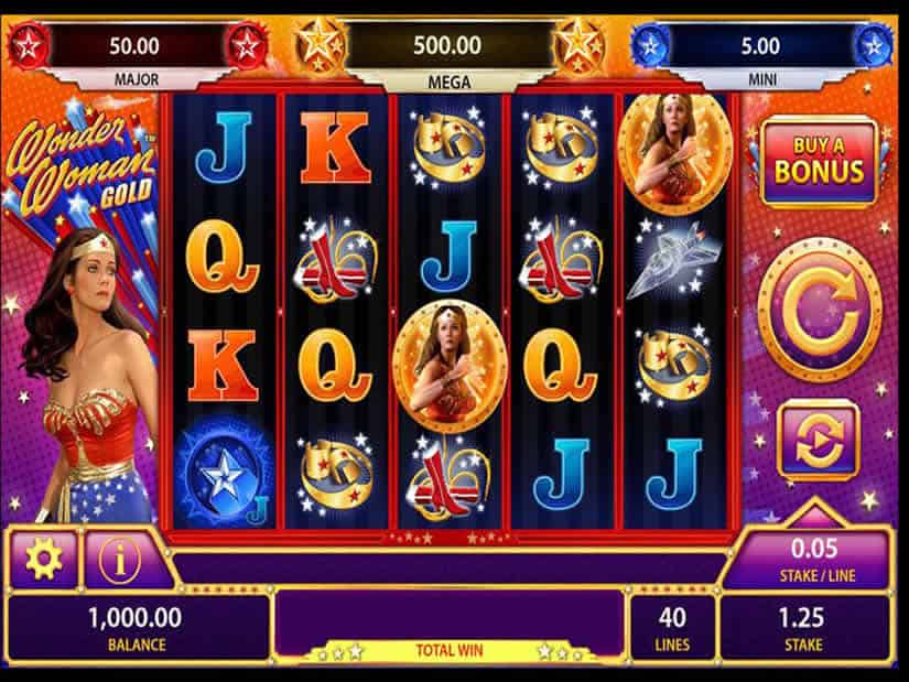 Wonder Woman Gold Slot by Scientific Games