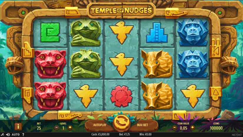 Temple of Nudges slot by NetEnt