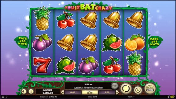 Fruit Bat Crazy Slot by Betsoft