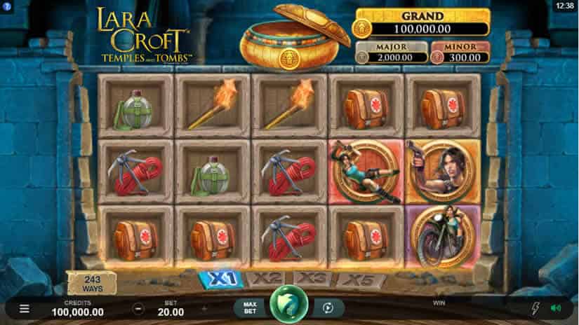 lara croft temples and tombs slot review