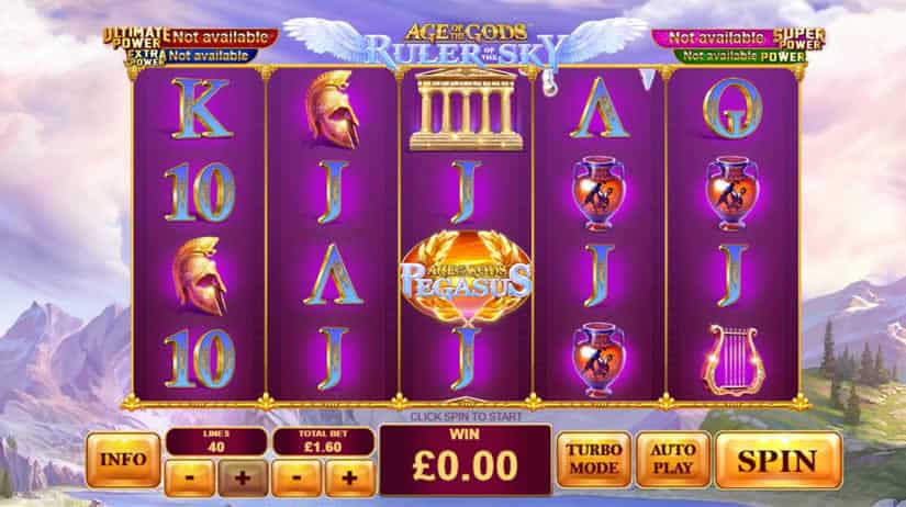 Play Age of the Gods: Ruler of the Sky Slot