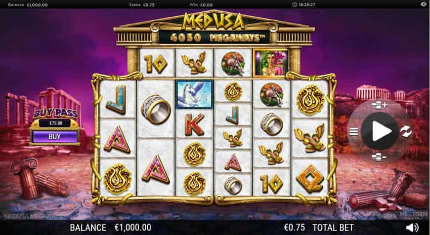 Medusa Megaways slot by NextGen